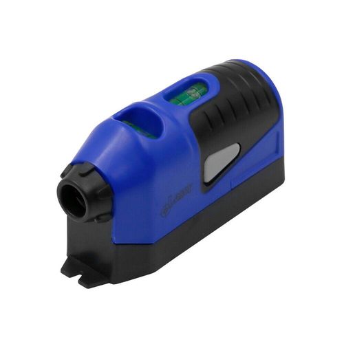 Mini outil de niveau à bulle Vertical,niveaux Laser,déco au sol,lumière du jour,Laser droit guidé,outil de mesure de ligne de niveau - Type Bleu