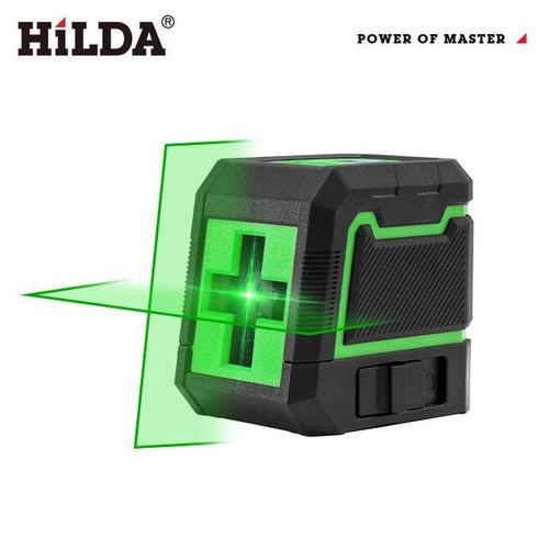 HILDA-Niveau laser à 2 lignes auto-décrochantes,croix horizontale et verticale,ligne de faisceau laser vert super injuste - Type LS250 #A