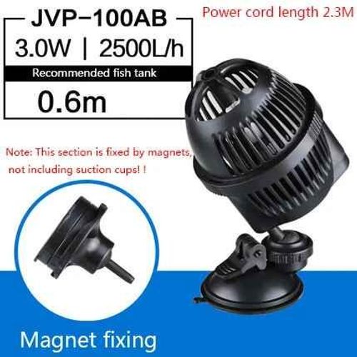 220 V Sunsun Wave Maker Wavemaker pompe à eau pour Aquarium réservoir de poissons pompe d'aquarium 2.5 W 3 W 6 W 12 W 24 W 48 W pompe à débit,pompe - Type JVP-100Magnet fixing-EU adapter 220V-50HZ