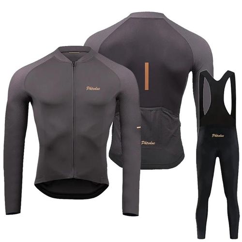 Ensemble De Cyclisme Respirant À Manches Longues, Pour L'automne-Xs-Bib Cycling Sets