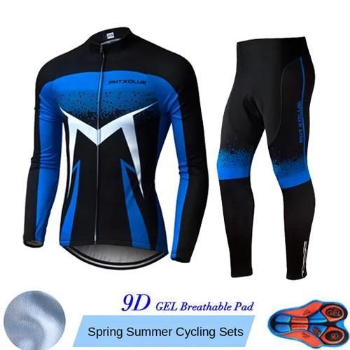 Ensemble De Cyclisme Respirant À Manches Longues, Pour L'automne-Xl-Autumn Cycling Sets
