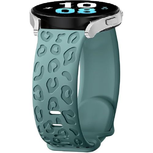 Hamiltion-Bracelet Silicone Pour Samsung Galaxy Watch 6 Classic/Watch 7/Watch 4/Watch Fe,20mm Sport Leopard Bracelets De Remplacement Pour Galaxy Watch 5 Pro 45 Mm/Active 2/Watch 3