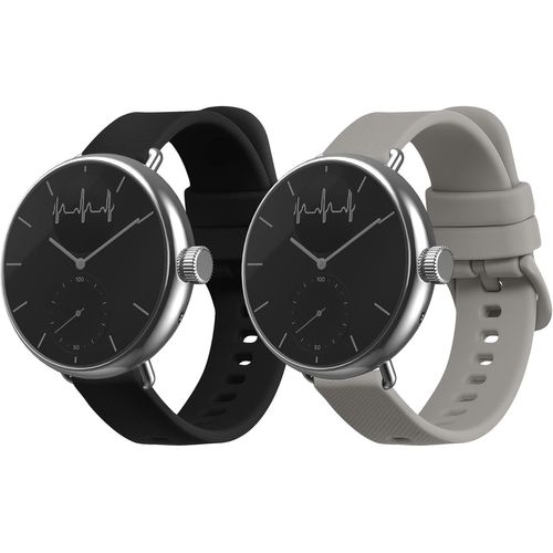 Hamiltion-Bracelet Compatible Avec Withings Scanwatch 38mm / Steel Hr 36mm / Move Ecg Bracelet-2x Bracelet De Rechange En Silicone Pour Fitness Tracker