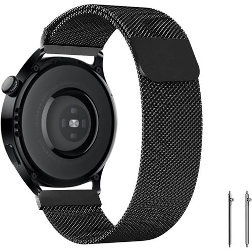 Hamiltion-Bracelet 22mm Compatible Avec Huawei Watch Gt 4 46 Mm/Watch 4 Pro/Watch 4/Ultimate/Buds,Inoxydable Metal Sangle De Remplacement Magnétique Compatible Avec Huawei Watch Gt 3 Pro 46mm-No