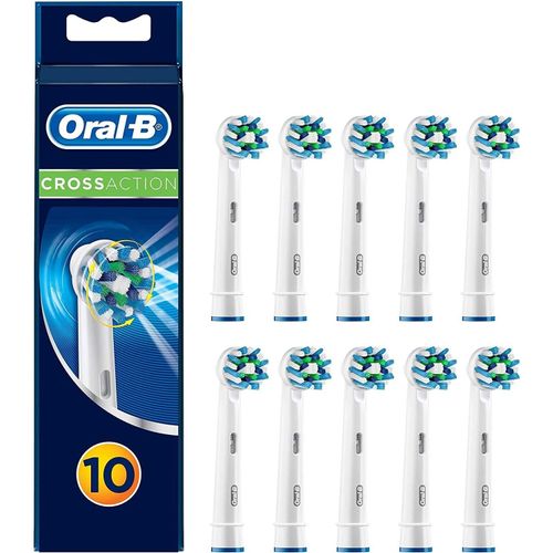 Hamiltion-Crossaction Brossettes De Rechange Pour Brosse À Dents Électrique 10 Pièces