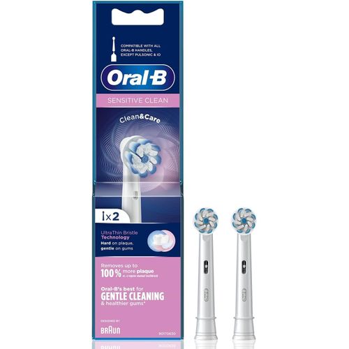 Hamiltion-Sensi Ultrathin Set De 2 Brossettes De Rechange Pour Brosse À Dents Électrique Rechargeable
