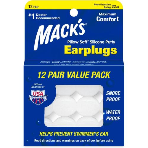 Hamiltion-Lot De 12 Paires De Bouchons D'oreille En Silicone Souple Pour Dormir,Ronflement,Natation,Voyage,Concerts Et Études