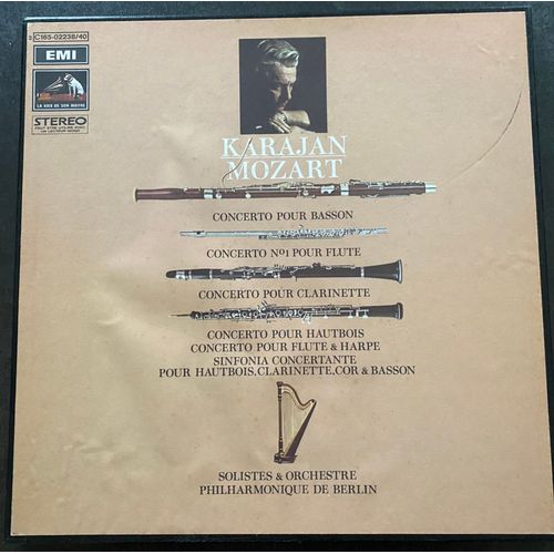 Coffret De 3 Vinyles Stéréo - Concertos De Mozart - Karajan