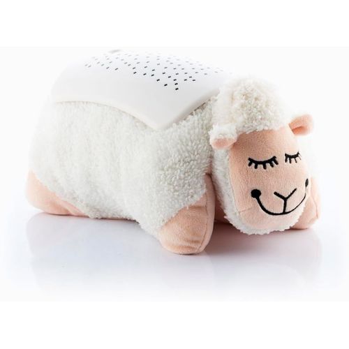 Hamiltion-Peluche Veilleuse Enfant Lumineuse Led Mouton,Projette Étoiles,3 Couleurs Lumière,Arrêt Automatique 50 Min,Touché Doux,Pour Garçons Et Filles,+3 Ans,Blanc,Abs Coton Polyester