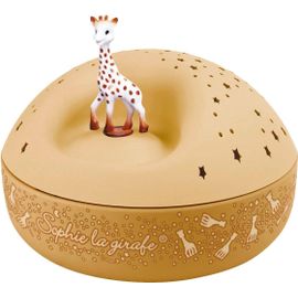 Hamiltion-Sophie La Girafe.-Veilleuse-Idéal Cadeau Enfant-Projecteur D'etoiles Musical-Figurine Rotative Bois-Piles Incluses