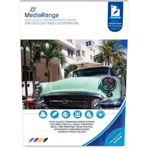 Hamiltion-Papier Photo,Plus Brillant A4 (210 X 297 Mm),180 G/M²,5760 Dpi,50 Feuilles
