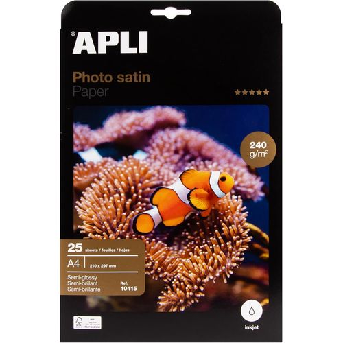 Hamiltion-010415 Lot De 25 Papier Photo Satin 210 X 297 Mm 240 G