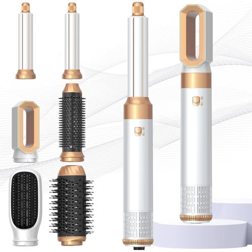 Lbgwp60 Air Styler 6 In 1 Magic Styler Avec 1000w Hair Dryer Seche Cheveux,Brosse Soufflante,Brushing Brosse Soufflante,Auto Boucleur A Air,Brosse Soufflante Lissante,Pour Sécher,Boucler,Lisser
