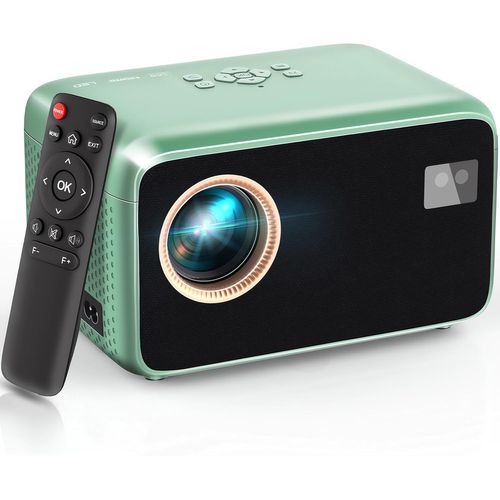 Lbgwp60 Auto Focus/Keystone Vidéoprojecteur 4K,Projecteur Video Wifi6 Bluetooth Natif 1080P Full Hd,18000 Lux Mini Retroprojecteur Portable Avec Zoom 50% Pour Smartphone/Hdmi/Usb/Tv Stick