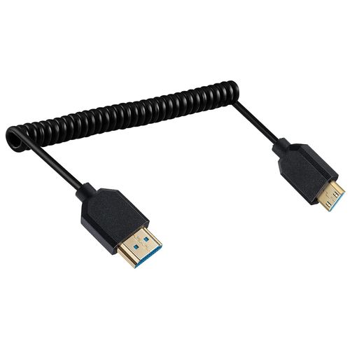 Mondodigitale-Câble Mini Hdmi Vers Hdmi 8k Version 2.1, Plaqué Or Hdmi Vers Mini Hdmi Mâle Vers Mâle, 8k @ 60hz 4k @ 120hz, Earc Hdr10 Compatible Avec Ps5 Tv Switch Roku (M-M, 1,2 M)
