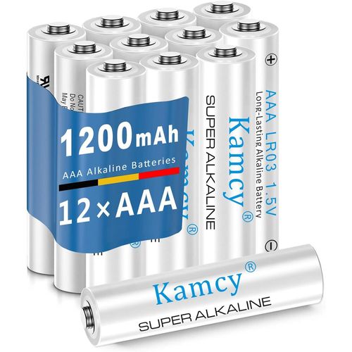 MONDODIGITALE-Piles Alcalines Micro Aaa 1,5 V Lr03 \U2013 Piles Aaa Pour Jouet, Réveil, Télécommande Portable Et D'Autres Dispositifs Quotidiens \U2013 Longue Durée Et Puissantes \U2013 Lot De 12