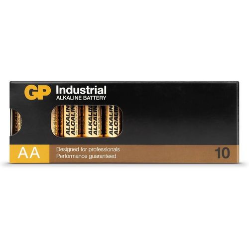 MONDODIGITALE-Lot De 10 Piles Alcalines Aa Lr06 Pour L'Industrie 1,5 V
