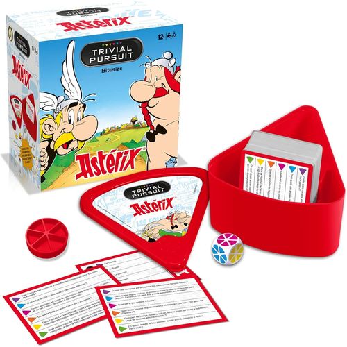 Mondodigitale-Trivial Pursuit Astérix-Jeu De Société-Jeu De Plateau-Jeu De Voyage-600 Questions Réponses-A Partir De 12 Ans-Version Française