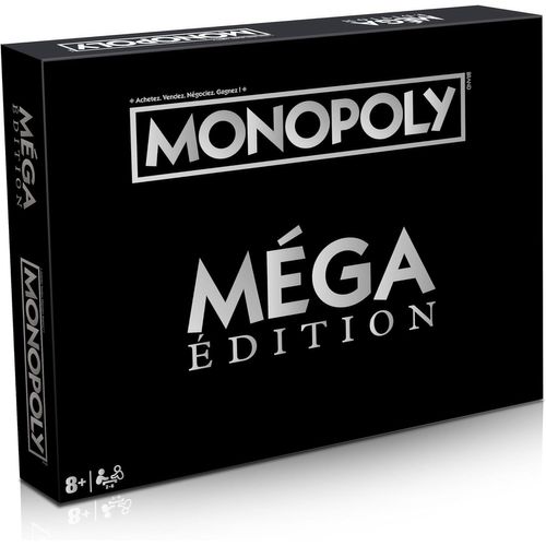 Mondodigitale-Monopoly Edition Mega-Jeu De Société-Jeu De Plateau-A Partir De 8 Ans-2 À 6 Joueurs-Version Française