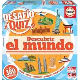 Mondodigitale-Borrás Desafio Quiz-Descubrir Le Monde, Couleur Varié 18218-Version Espagnole