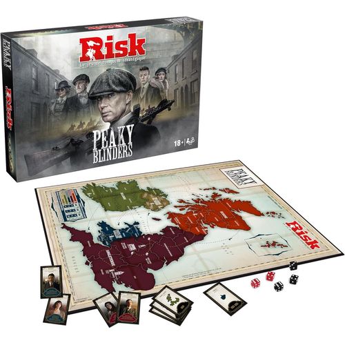 Mondodigitale-Risk Peaky Blinders-Jeu De Société-Jeu De Plateau-A Partir De 18 Ans-De 2 À 5 Joueurs-Version Française