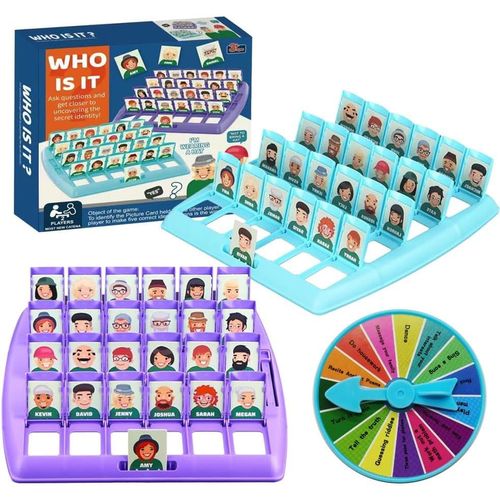 Mondodigitale-Qui Est Ce Jeux De Societe, Qui Est Ce, Famille Drôle Jeu Qui Est Ce Enfant De Devinettes, Parent-Enfant Interactive Qui Est Ce Voyage, Jeu Qui Est Ce Pour Enfants De Plus De 6 Ans, 2 J