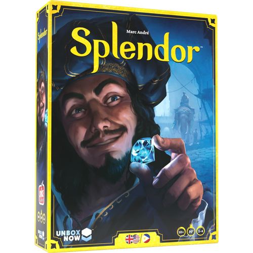 Mondodigitale-Unbox Now , Splendor , Board Game , Ages 10+ , 2 To 4 Players , 30 Minutes Playing Time