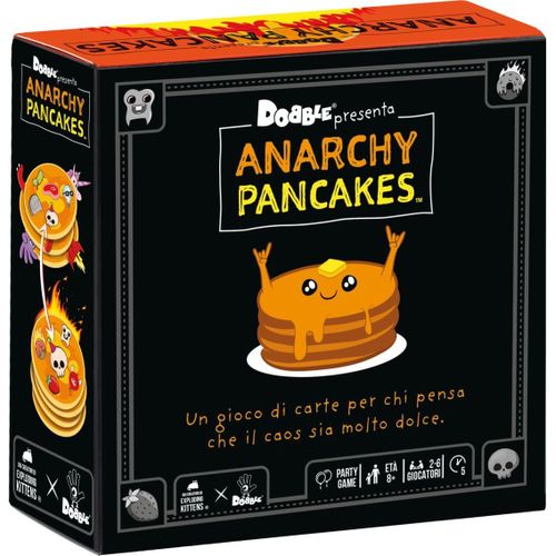 Mondodigitale-Dobble Anarchy Pancakes-Jeu De Cartes, 2-8 Joueurs, 6+ Ans, Edition En Italien