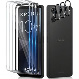 Mondodigitale-Verre Trempé Pour Sony Xperia 10 Vi Avec Caméra Arrière Protecteur [3+3 Pièces], Dureté 9h [Sans Bulles] [Ultra Hd] Ultra Résistant Film Vitre Trempé Protection Écran [Transparente]