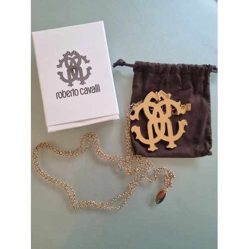 Collier / Sautoir Roberto Cavalli + Pochette + Boite