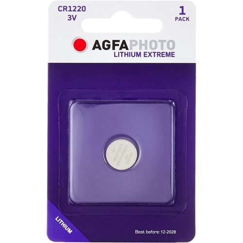 MONDODIGITALE-Lithium Pile Bouton Batterie Cr 1220 ,Multicolore