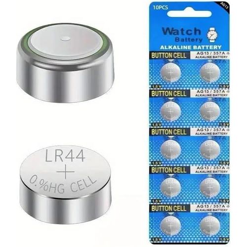 MONDODIGITALE-Lot De 10 Piles Bouton Alcalines Ag13 Lr44 A76,1,5 V