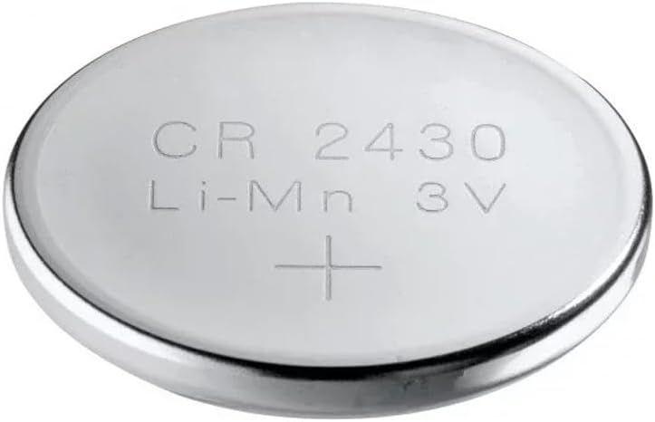 MONDODIGITALE-Lot De 2 Piles Bouton 3 V Cr2430,Longue Durée,Idéales Pour Montres,Télécommandes Et Appareils Électroniques.