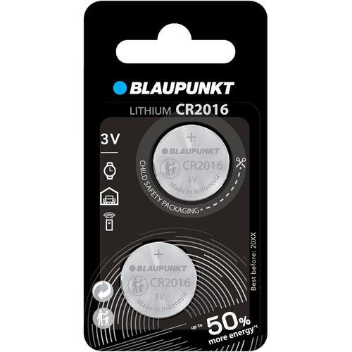 MONDODIGITALE-Lithium Coin Cr2016 Lot De 2 Piles Bouton Sous Blister