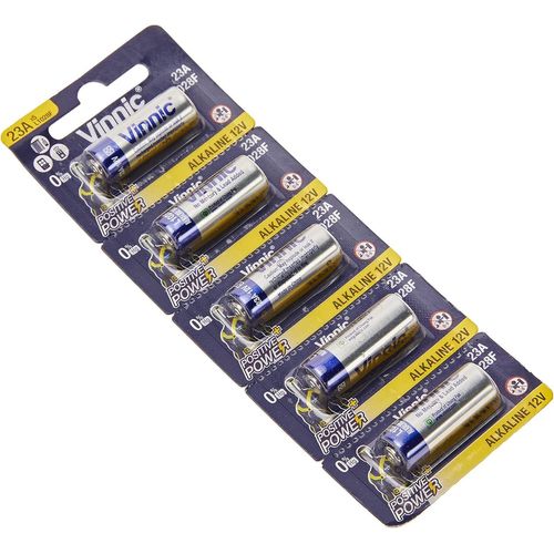 MONDODIGITALE-Vin-23A Lot De 5 Piles Alcalines 23 A L1028F