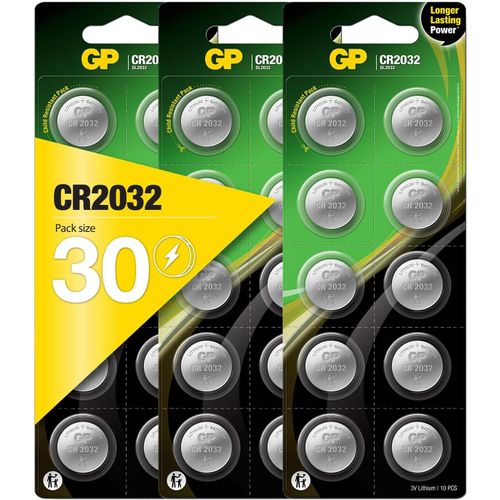 MONDODIGITALE-Cr2032-Lot De 30 | | Piles Lithium À Bouton Cr 2032 De 3 V-Longue Durée De Vie