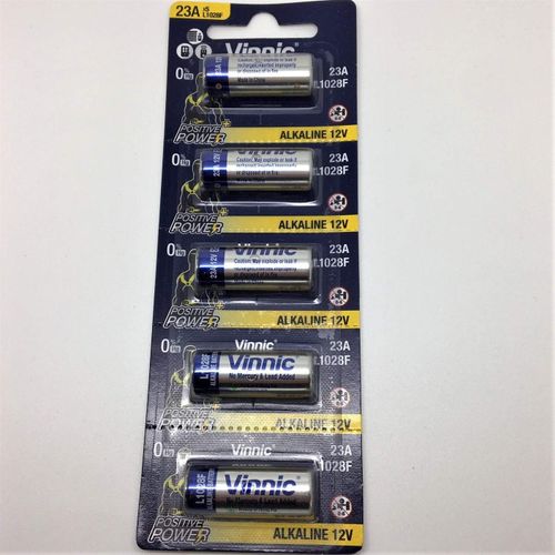 MONDODIGITALE-Lot De 5 Piles 23 A A23 L1028 L1028F Mn21 E23A K23A 23Ae 12 V