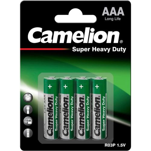 MONDODIGITALE-10000403 Super Heavy Duty Batterien R03/ Micro/ 4Er Pack