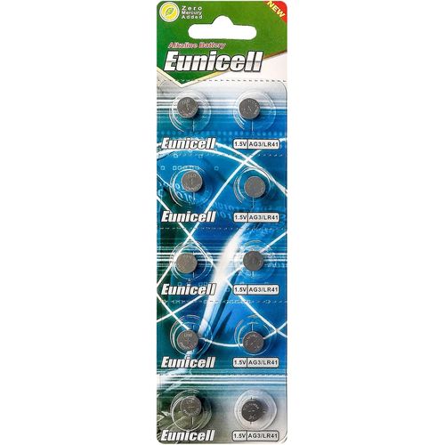 MONDODIGITALE-Lot De 50 Piles Ag3 Lr41 1,5 Volt