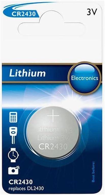 MONDODIGITALE-Pile Cr2430 Au Lithium Sous Blister (1 Pièce) De 3 V,Idéale Pour Les Appareils Électroniques,Offre Une Longue Durée De Vie Et Des Performances Fiables. Parfaite Pour Les Montres,Les