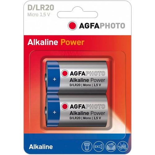 MONDODIGITALE-Batterie Mono D Lr 20 (2 Pièces)