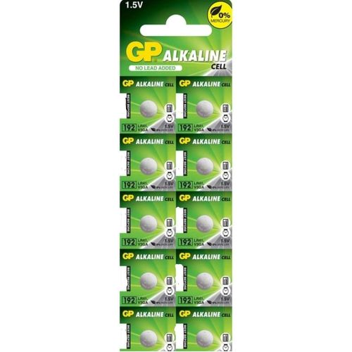 MONDODIGITALE-Lot De 10 Piles Boutons Alcalines 192-C10
