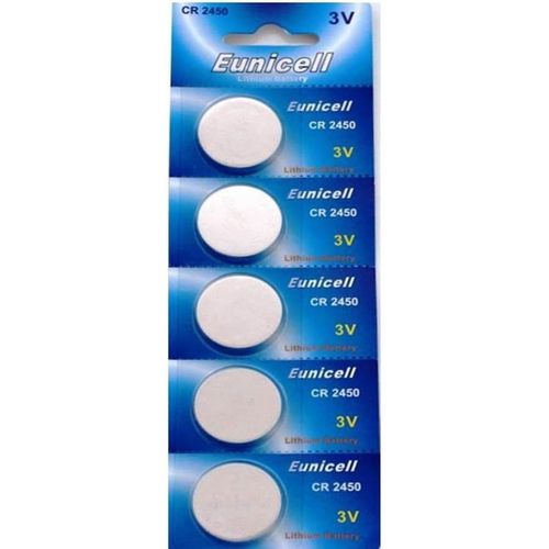 MONDODIGITALE-5 X Cr2450 3V 540Mah (1 Blisr¿Ter 5 Piles) Bouton Lithium