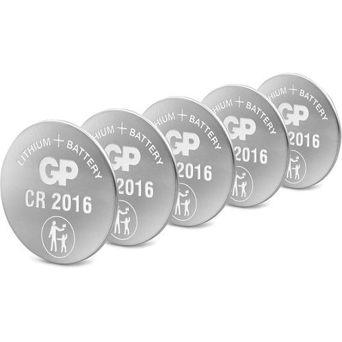 MONDODIGITALE-Lithium Pile 3V Cr2016-Lot De 5
