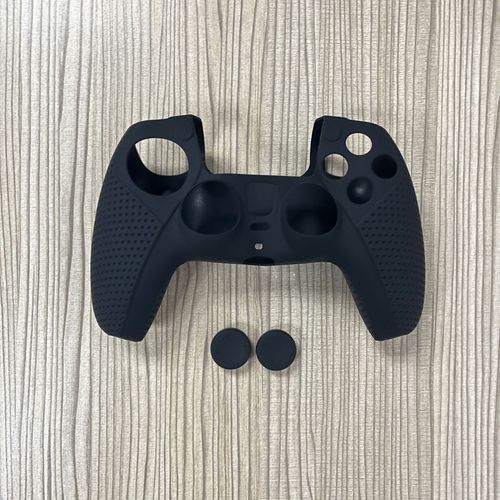 Housse En Silicone Pour Manette Ps5 Avec Ensemble De Capuchons De Joystick Housse De Protection En Silicone Pour Manette Ps5 Housse De Protection Antidérapante Pour Manette P5 | Accessoires Compatib