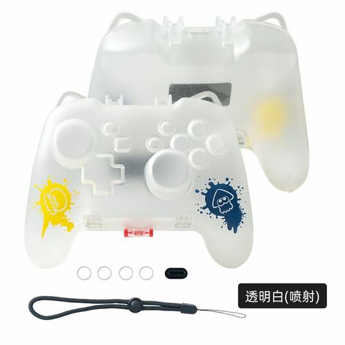 Boîte De Rangement Pour Manette Switch Pro/Ps5/Xbox, Coque Rigide Antichute, Poignée Portable, Étui De Protection, Coque Pc | Accessoires Compatibles-Boîte De Rangement Pour Poignée Pro (Type Jet Bl