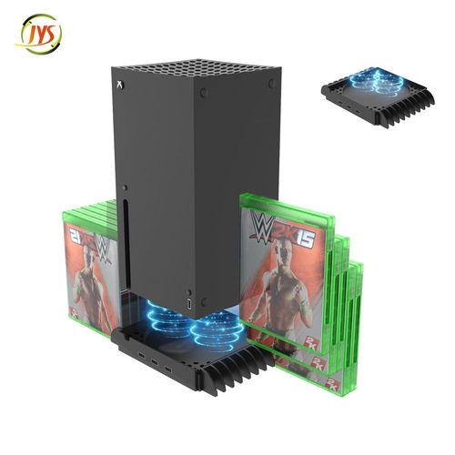 Base De Refroidissement Multifonction Pour Console Xbox Series X + Support De Stockage De Disques De Jeu Base De Refroidissement Pour Console Xsx | Accessoires Compatibles