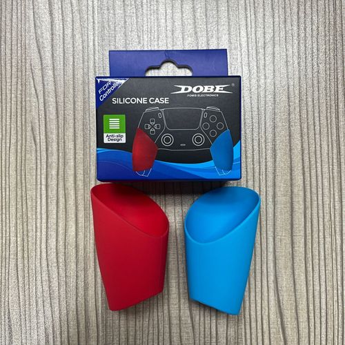 Housse De Protection Universelle En Silicone Antidérapante Pour Manette Ps5/Ps4/Xboxseriesx/One/Ns Pro | Accessoires Compatibles-Rouge Et Bleu