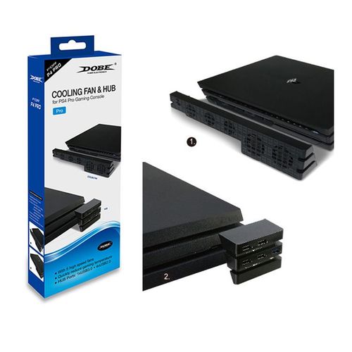 Ensemble Ventilateur + Concentrateur Ps4 Pro Ventilateur De Contrôle De Température De Refroidissement Ps4pro + Convertisseur Concentrateur Tp4-894 | Accessoires Compatibles