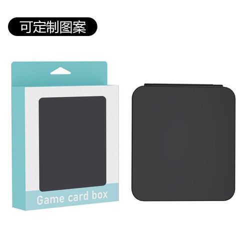 Convient Pour Nintendo Switch/Oled Boîte De Cartes En Silicone Magnétique 12 Pièces Boîte De Rangement De Cartes De Jeu Ns Boîte De Cartes | Accessoires Compatibles-Noir